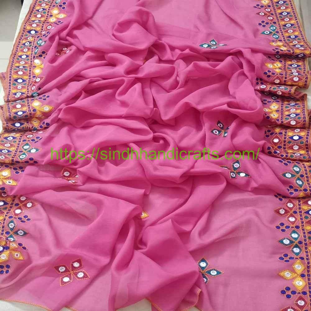 Aari work Dupatta 1a Fancy Aari Work Lawn Dupatta