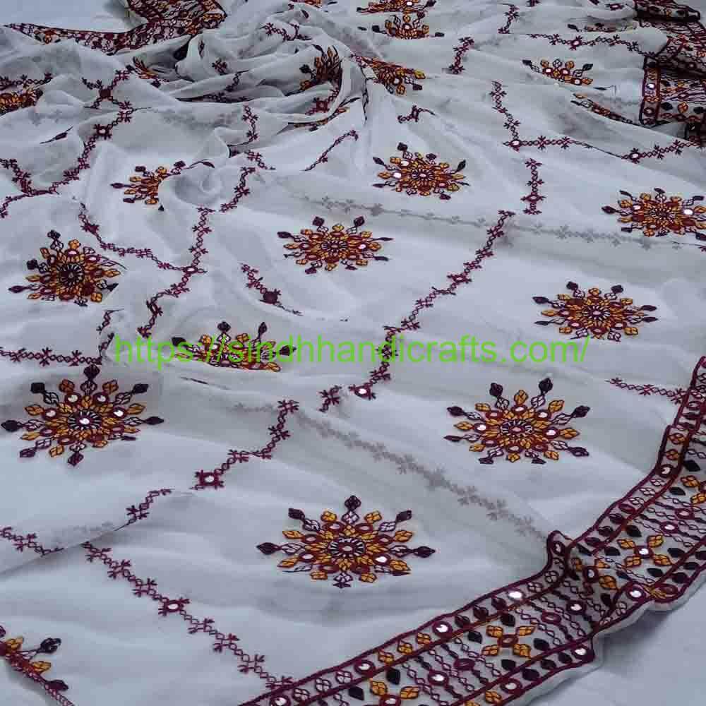 Embroidered Chadar 55a Summer Chadar for Women