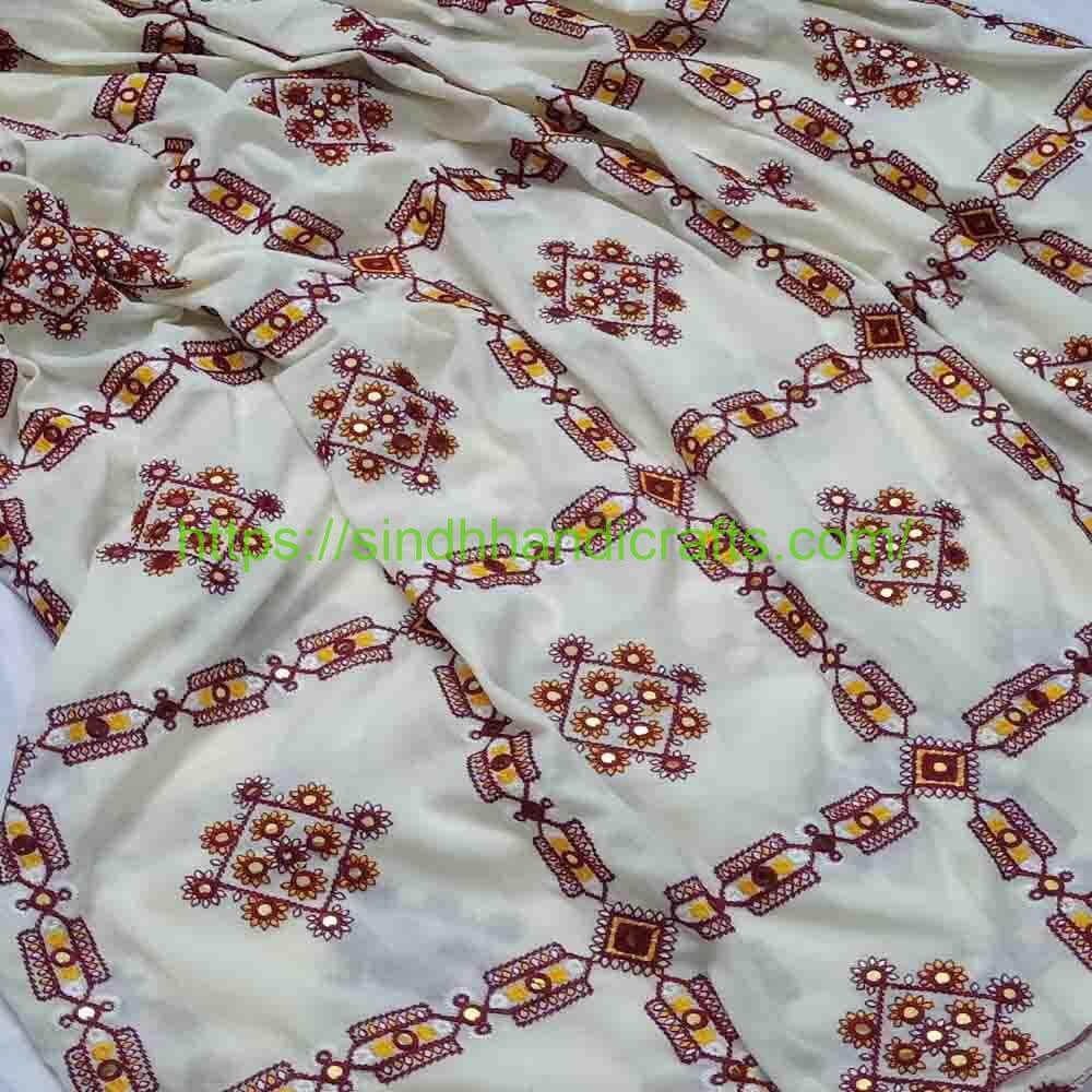 Embroidered Chadar 57 Sindhi Pakistani Chadar for Ladies