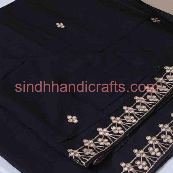 Black Sindhi Chadar Design for Ladies