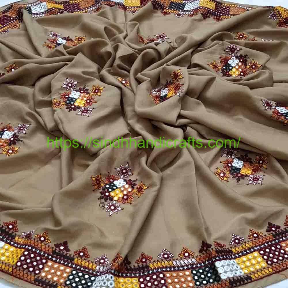 Embroidered Chadar 61a Floral Design Chadar for Ladies