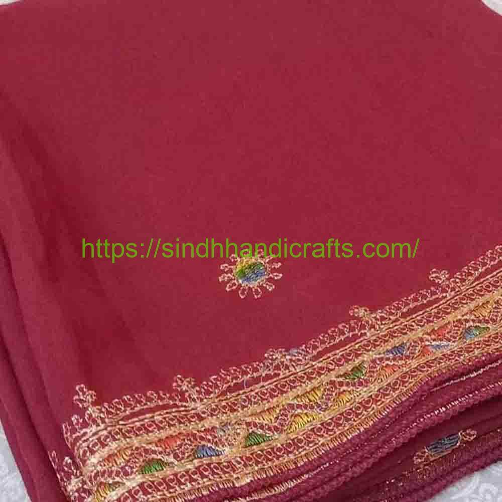Hand Embroidered Chadar 2a Traditional Chadar Design for Women