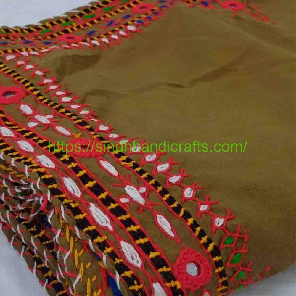 Hand Embroidered Chadar 49a Embroidered Chadar for Ladies