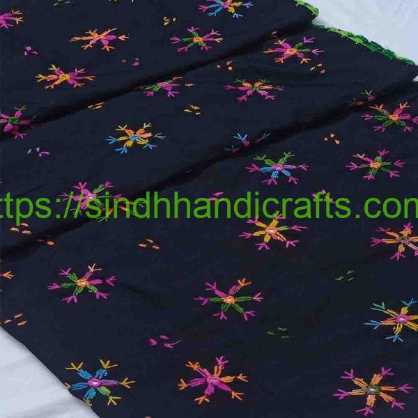 Black Sindhi Chadar Design for Ladies