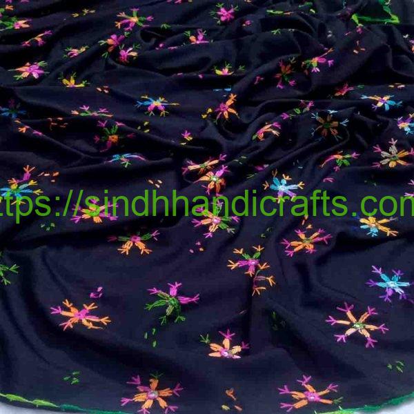 Black Sindhi Chadar Design for Ladies