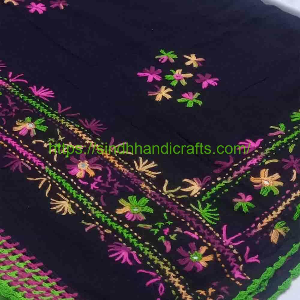 Hand Embroidered Chadar 62b Pakistan Chadar for women