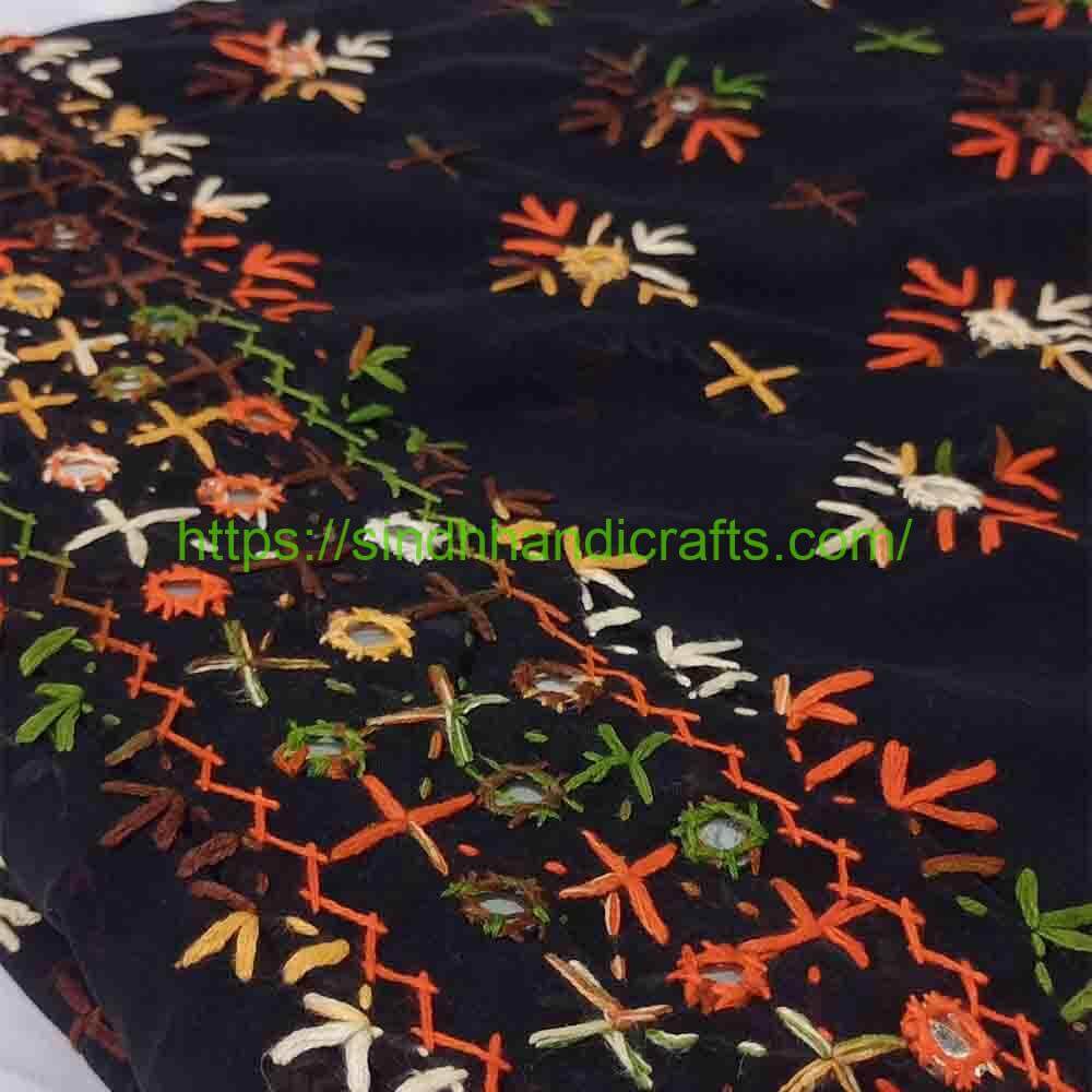 Hand Embroidered Chadar 68B Hand Embroidered Chadar for Women