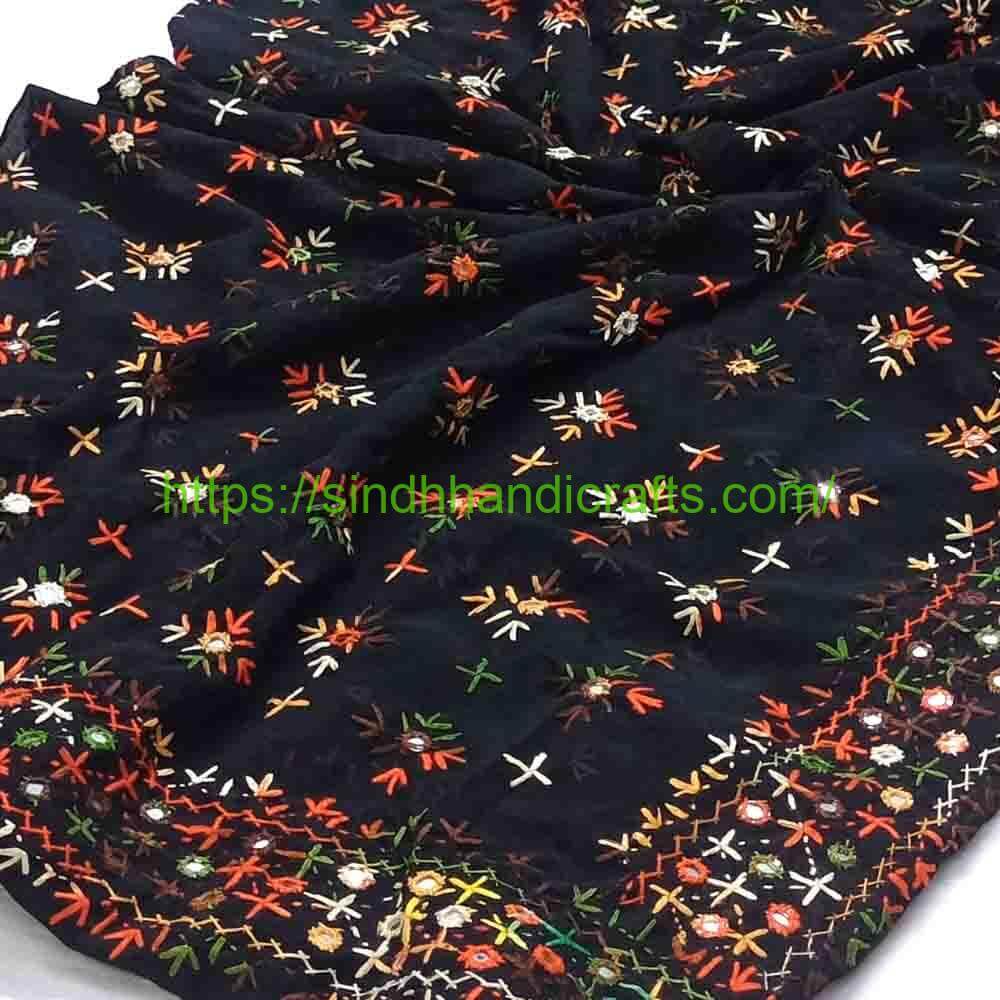Hand Embroidered Chadar 69a Hand Embroidered Chadar for Women