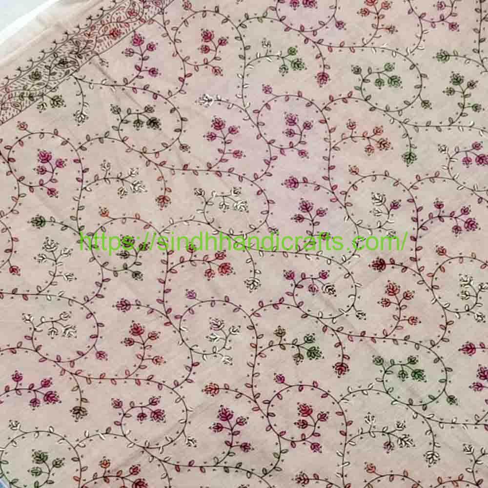 Hand Embroidered Chadar 91b Premium Chadar Design Hand Work Embroidery