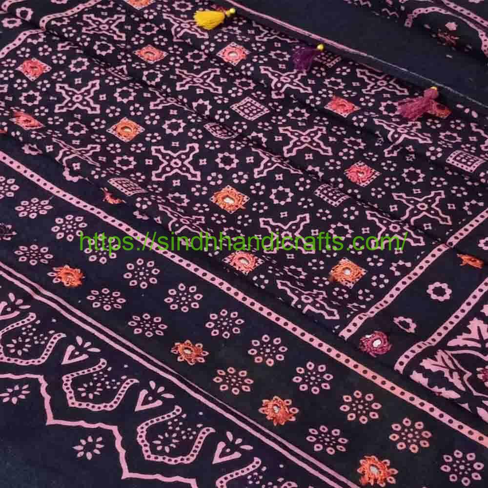 Handcrafted Sindhi Ajrak for women Trendy Sindhi Dupatta