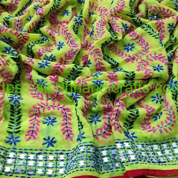 Traditional Phulkari Dupatta