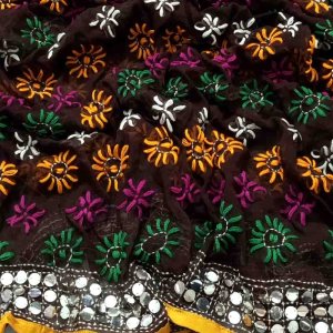 Embroidered Phulkari Dupatta