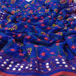 Hand Embroidery Phulkari Dupatta Design