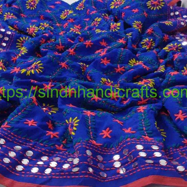 Hand Embroidery Phulkari Dupatta Design