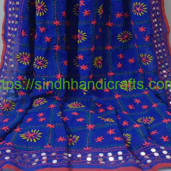 Hand Embroidery Phulkari Dupatta Design