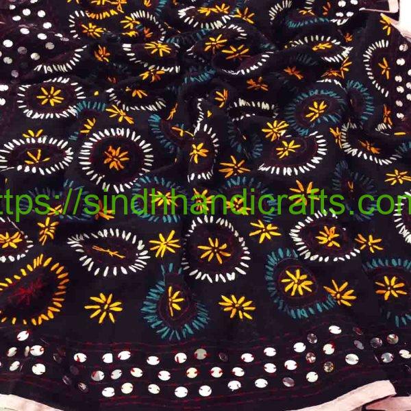 Classic Black Phulkari Dupatta