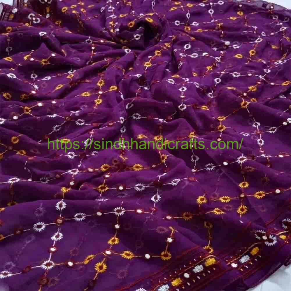 Jaal Work Embroidered Chadar 8b Ladies Trendy Chadar for Sale Online