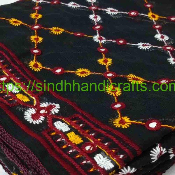 Sindhi Embroidery Chadar for ladies