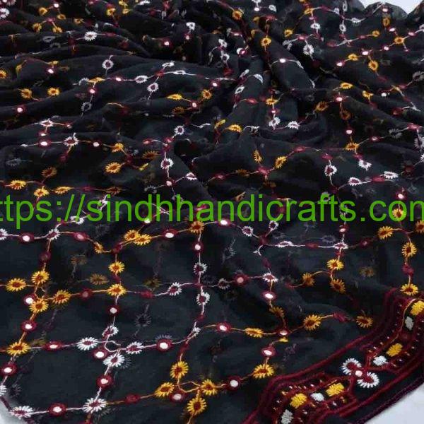 Sindhi Embroidery Chadar for ladies