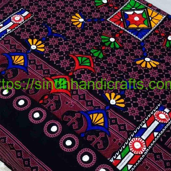 Sindhi Ajrak with Mirror work (for Ladies)