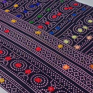 Sindhi Ajrak with Mirror work