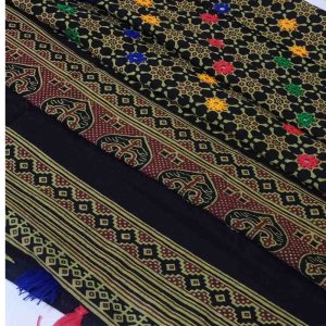 Pakistani Ajrak with mirror work for women