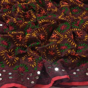 Embroidered Phulkari Dupatta