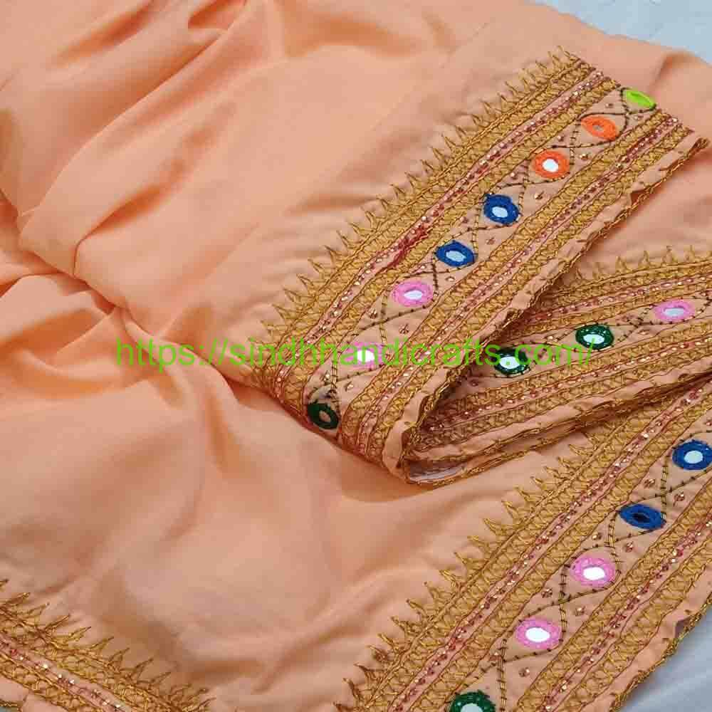 Premium Swiss Lawn Embroidered Chadar 5a Sindhi Handmade Chadar Design for Ladies