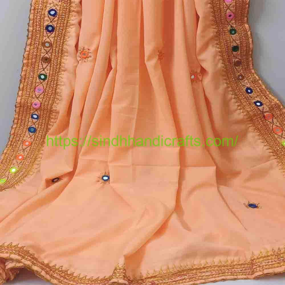 Premium Swiss Lawn Embroidered Chadar 5b Sindhi Handmade Chadar Design for Ladies