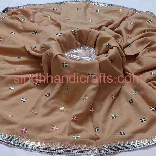 Sindhi Hand Embroidery Chadar Design for Women