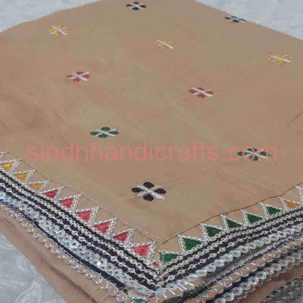 Sindhi Hand Embroidery Chadar Design for Women