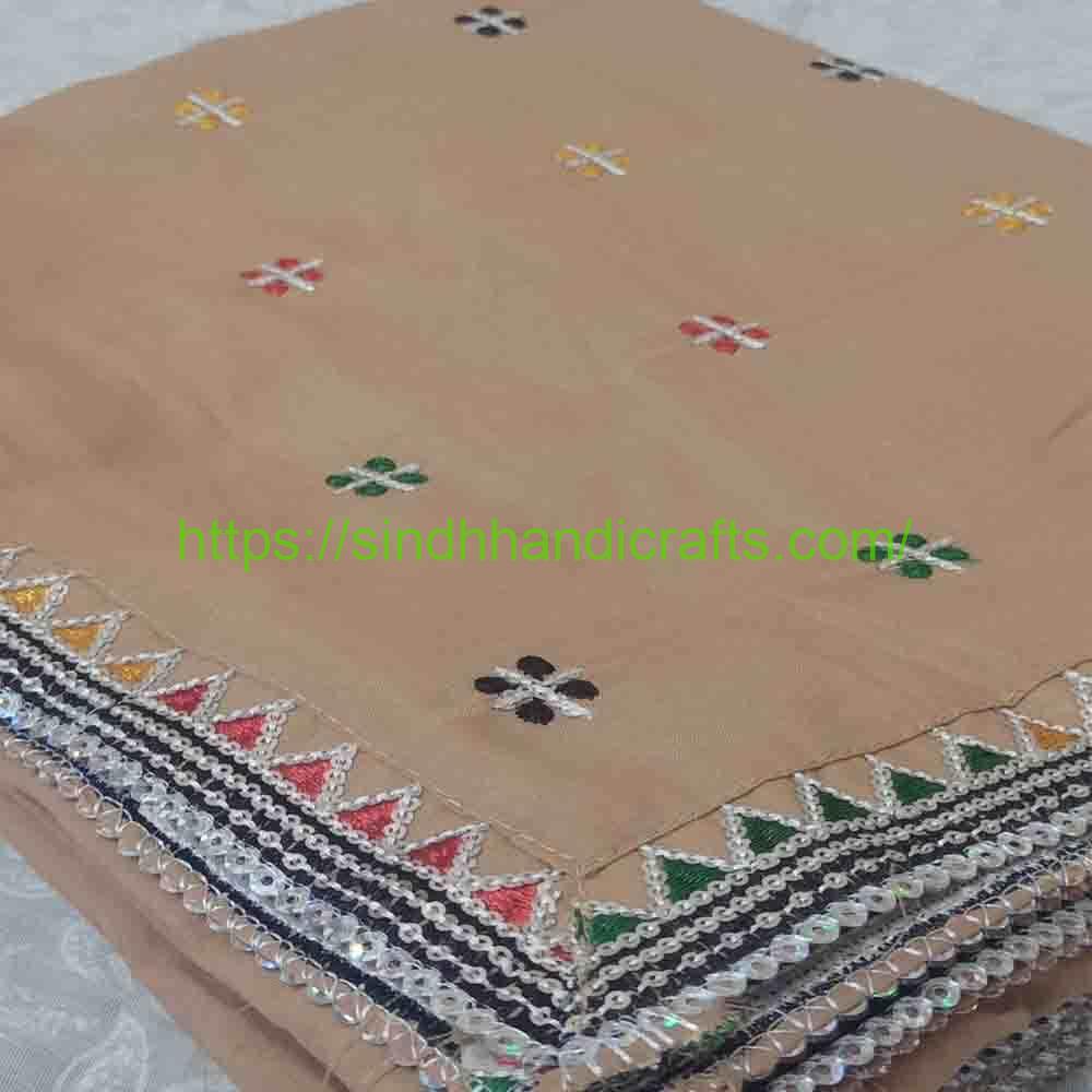 Sequence work Embroidered Chadar 14a Sindhi Chadar for Ladies
