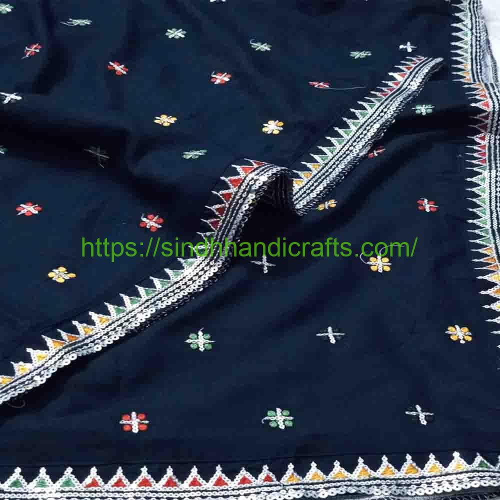 Sequence work Embroidered Chadar 17 Sindhi Embroidery Chadar