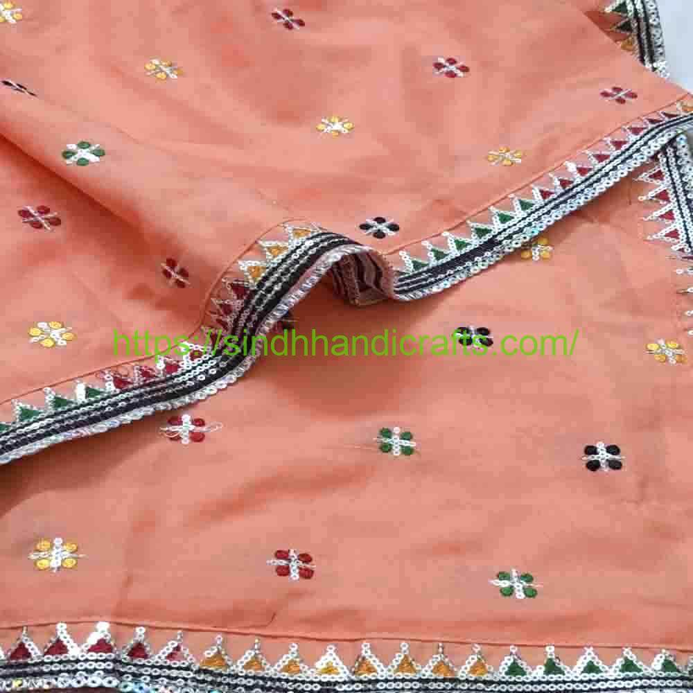 Sequence work Embroidered Chadar 19 Sindhi Pakistani Chadar for Ladies