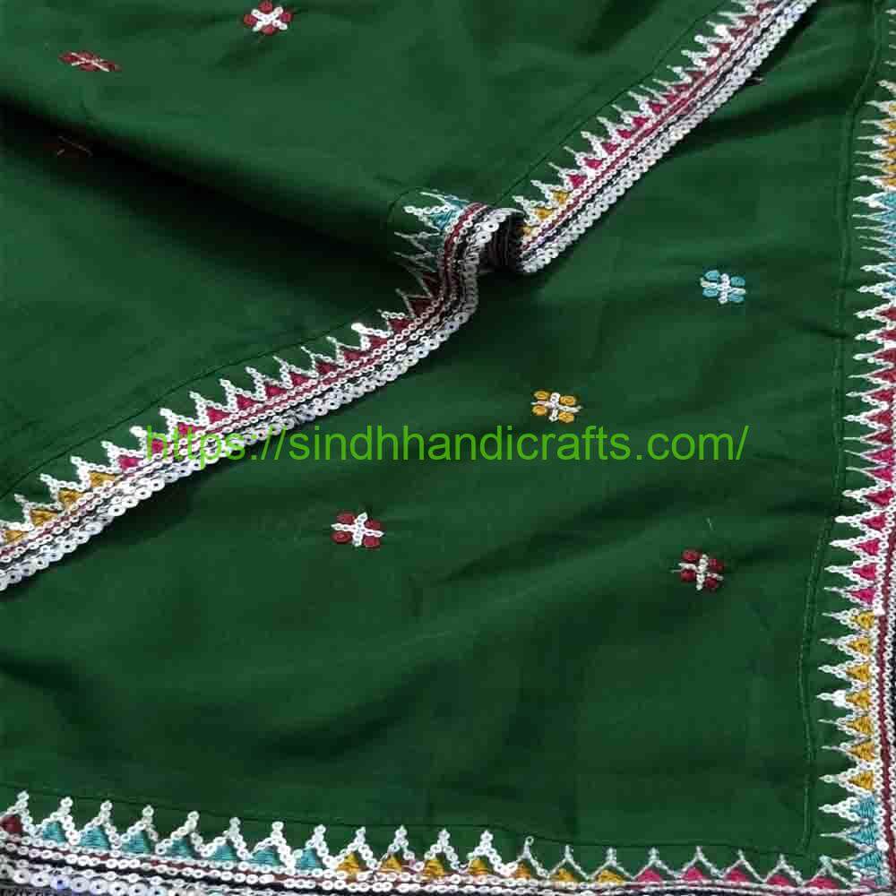 Sequence work Embroidered Chadar 20 Stylish Sindhi Chadar Design