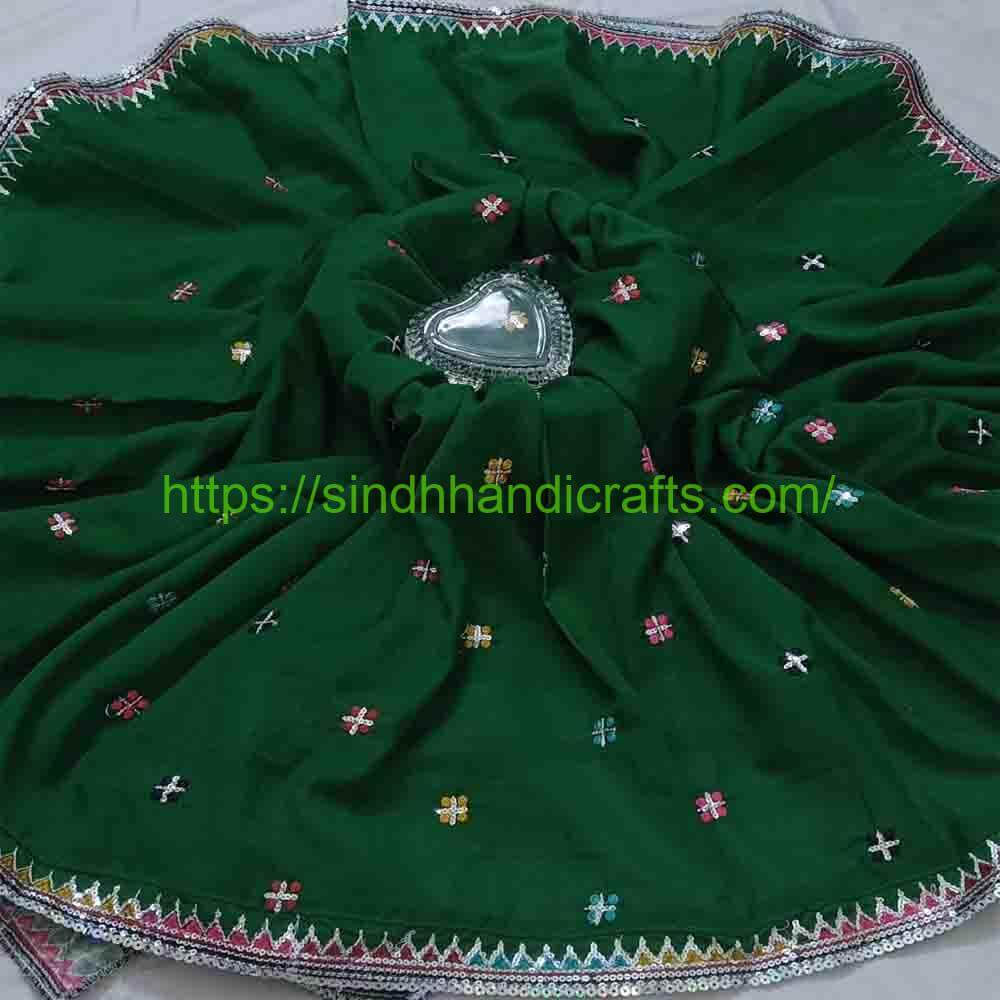 Sequence work Embroidered Chadar 20a Stylish Sindhi Chadar Design