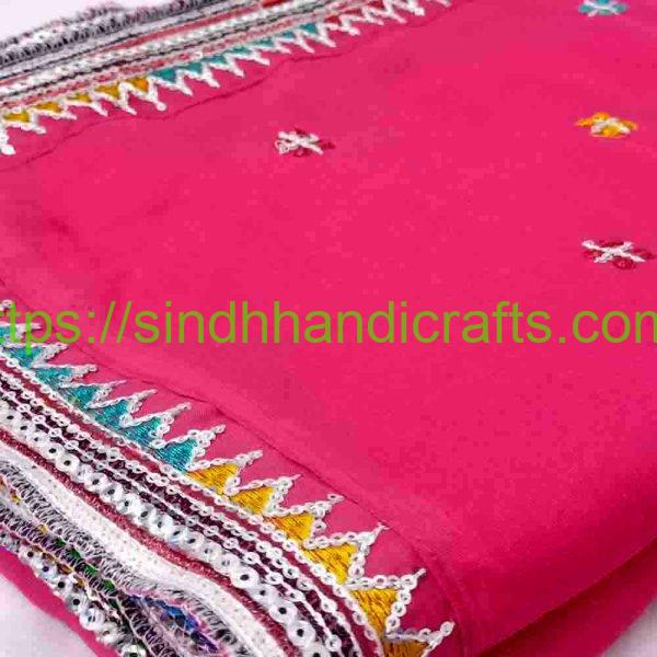 Sindhi Hand Embroidery Chadar Design for Women