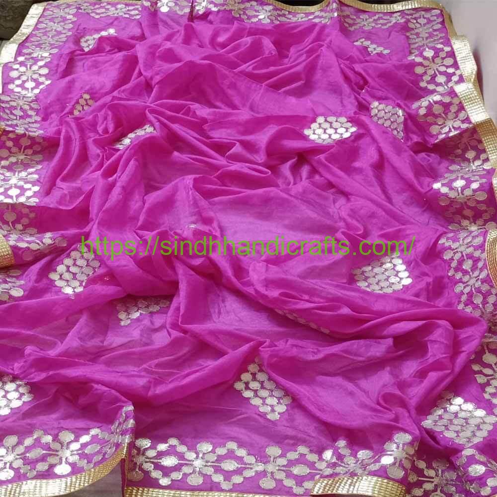 Silk Dupatta 3a Elegant Printed Silk Dupatta
