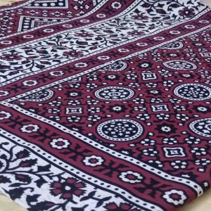 Hand Block Print Ajrak Design