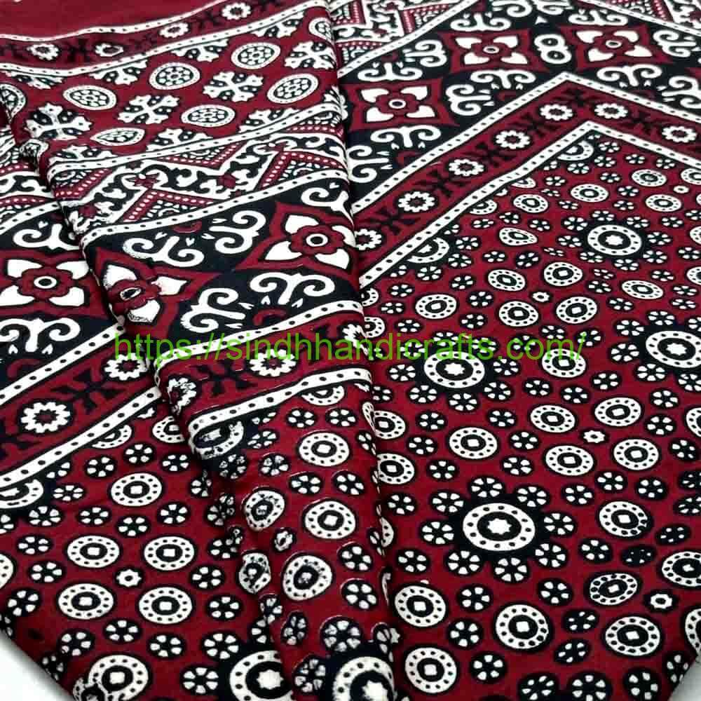 Sindhi Ajrak 4a Original Sindhi Ajrak