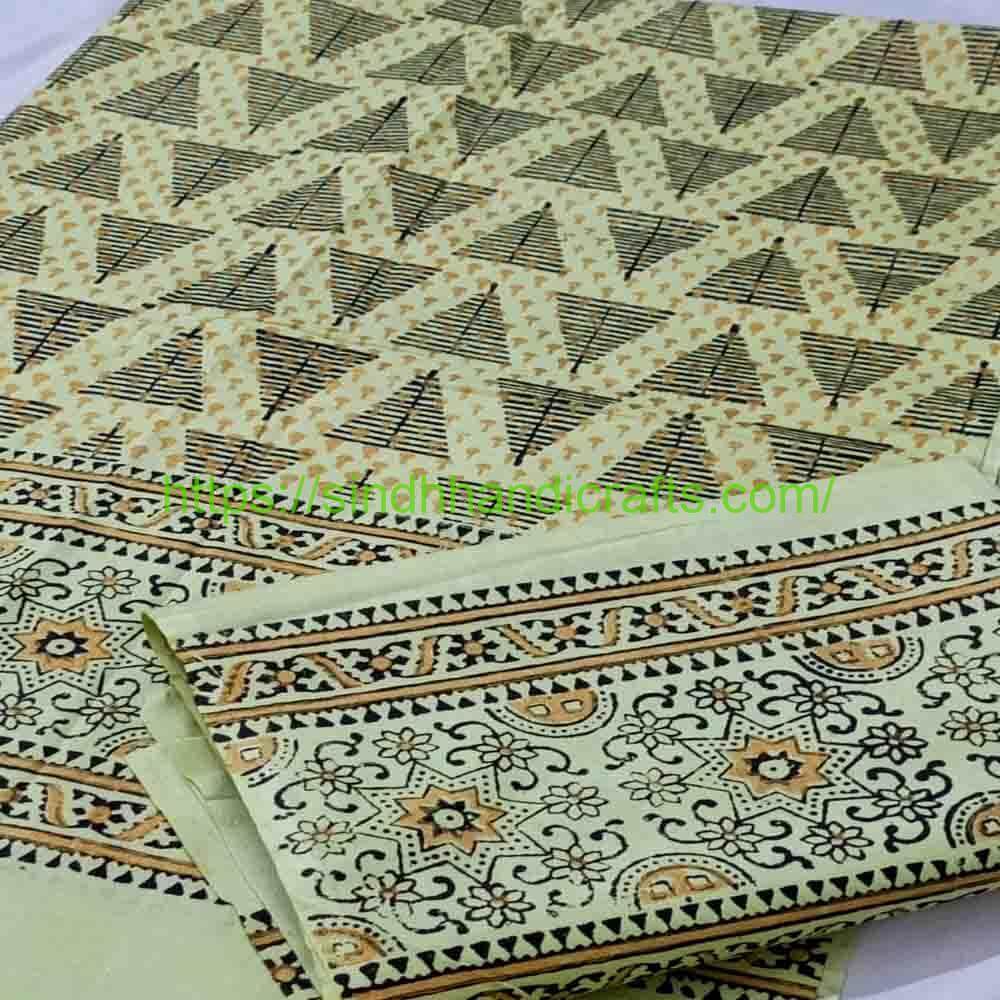 2pc Block Print Dress 1 2pc Block printing dresses design