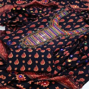 Vibrant Embroidery Designs Dress for Women