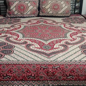 Ajrak Bed Sheet Design