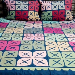 Luxurious Applique Embroidery Designs for Bed Sheets