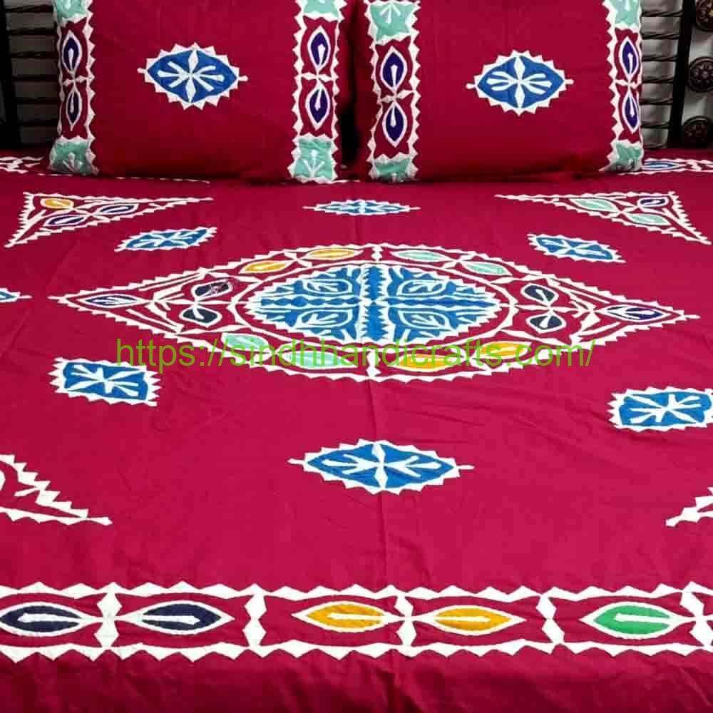 Applique Bedsheet 22a Applique Bedsheet Design