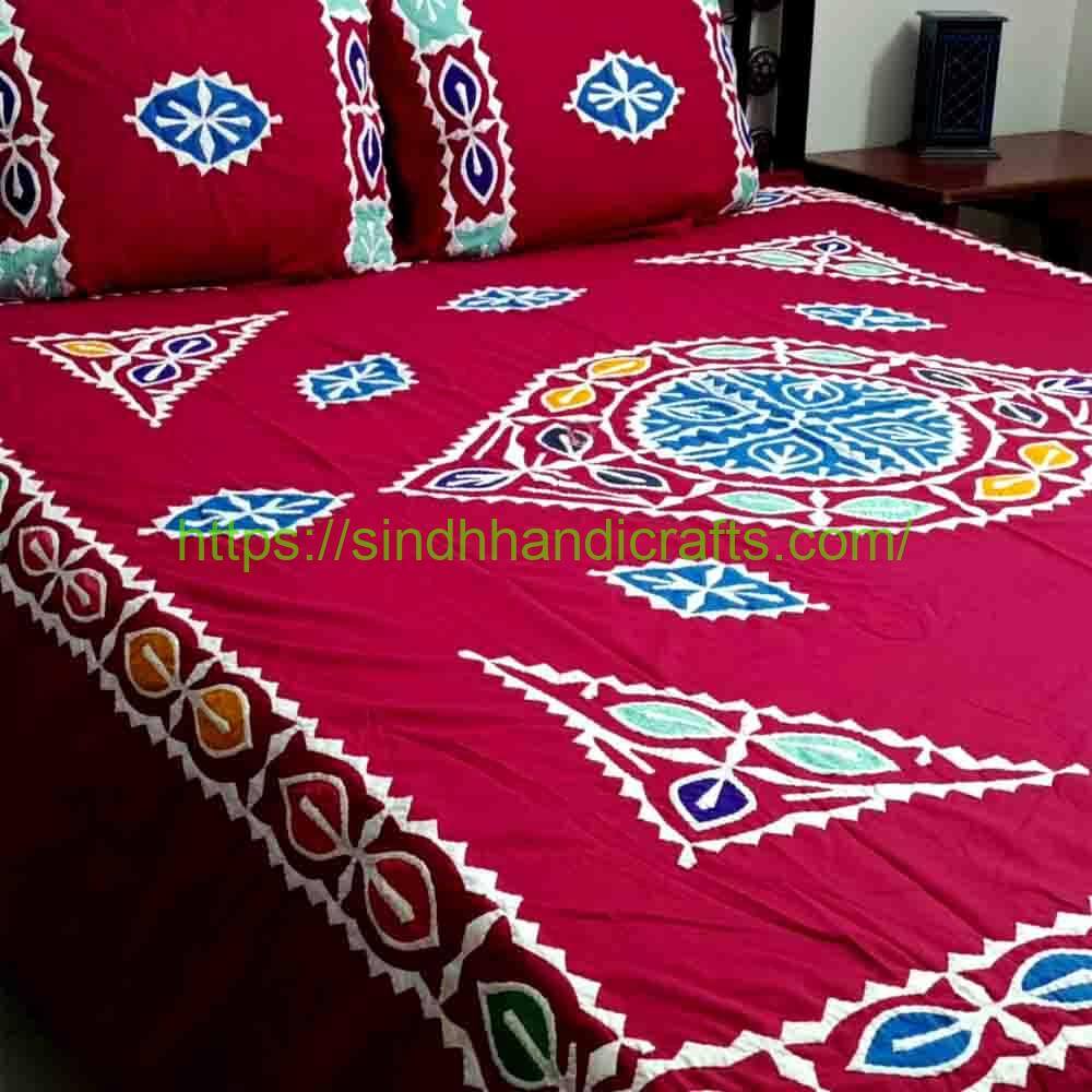 Applique Bedsheet 22b Applique Bedsheet Design
