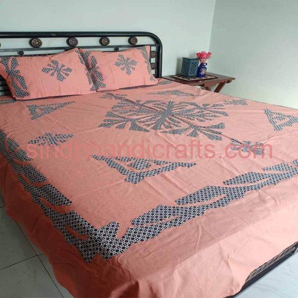 Luxurious Applique Embroidery Designs for Bed Sheets