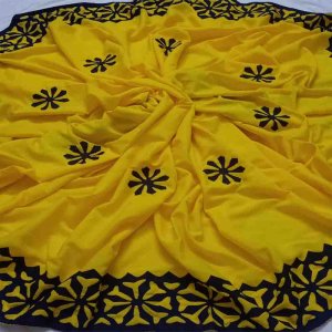 Stylish Dupatta Design with applique work