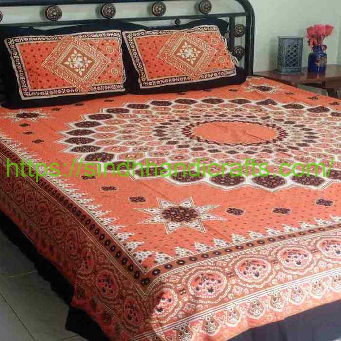 Block Print Bed Sheet 12b Cotton Bed Sheet Design