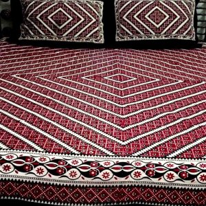Ajrak Bed Sheet Design